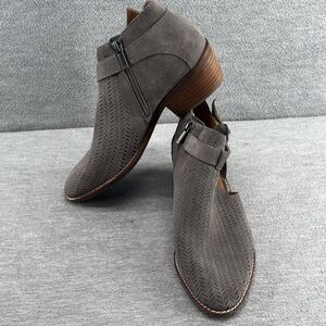LUCKY BRAND - Women's LP Follia Gray Ankle Boots Size 8  B4